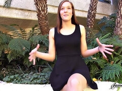 Culo grande, Estilo perrito, Vestido, Al aire libre, Perforación, Medias largas, Tetas