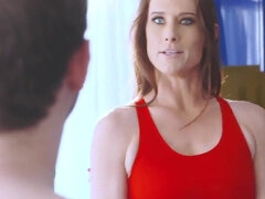 큰 가슴, 음경, Hd, 밀프, 계모, 청소년, 쓰리섬, 젖가슴