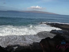 Amateur, Bikini, Sucer une bite, Doigter, Petite amie, Branlette thaïlandaise, De plein air, Avaler