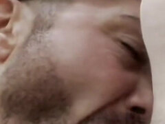 Stor kuk, Avsugning, Par, Sperma shot, Pappa, Fetisch, Homosexuell, Onani