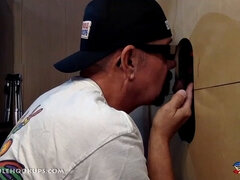 Duke Gets Gloryhole Blowjob