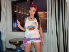 Amatőr, Arab, Hatalmas hátsó, Erotikus, Szőrös, Érett feleség, Természetes mellek, Egyedül