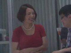 Asian lewd amateur mom thrilling porn clip