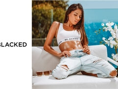 Røv, Sort, Pik sutte, Brunette, Hundestilling, Håndjob, Udendørs, Teenager