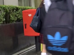 Hd, Japonaise, Adolescente, Plan cul à trois