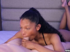 Finish Him EDEN WEST POV PORN BJ