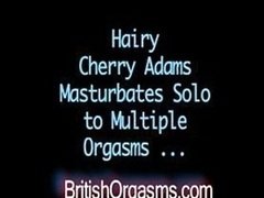 Hirsute Cherry Adams Has Multiple Orgasms