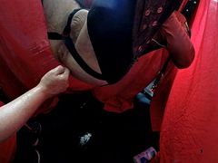 Gros seins, Femme dominatrice, Fétiche, Béant, Gym, Hard, Insertion, Nénés