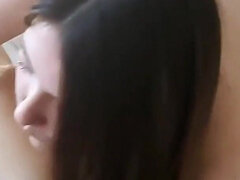 Passionate Sex with an Asian Girl with a Perfect Body. Missionary Blowjob Squirt Doggy