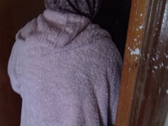 Amatør, Par, Bedstemor, Behåret, Mor, Tisse, Hænge patter, Toilet