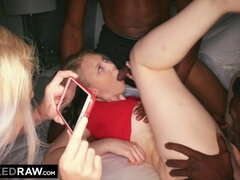 Blacked Raw featuring Jason Brown and Lily Rader's blonde video