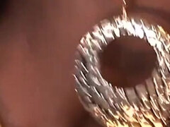 항문, 엉덩이, 큰 엉덩이, 흑인, 더블 삽입, 쓰리섬