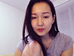 Asiatica, Giapponese, Masturbazione, Solo, Ragazza, Webcam