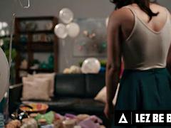 LEZ BE BAD - PAWG Brides Casey Calvert  Victoria Voxxx Have ROUGH ANAL Fun With Double-Ended Dildo