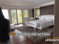 Brunette, Bakfra, Kjæreste, Hæler, Latina, Synsvinkel, Ridning, Pupper