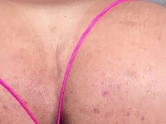 Angel BBW Monokini Boob Bondage & Deep Anal Sex