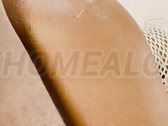 Amatőr, Monumentális dákó, Fekete, Cumizás, Európai, Kőkemény, Házi készítésű, Természetes mellek