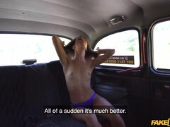 Skinny Megane Lopez got creampied in the cab