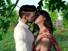 Neha Bhabhi gets it on with her devar in the garden