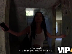 VIP4K. PROMPT HOTWIFE Inwards the Wrecks