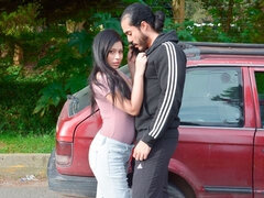 Arsch, Braunhaarige, Hundestellung, Handjob, Küssen, Rasiert, Jungendliche (18+), Titten