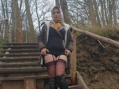 素人, 淫乱熟女, 放尿, 一人