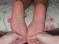 Relaxing foot rub for the stepmom