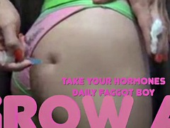 In den arsch, Grosser schwanz, Grosse titten, Blasen, Hardcore, Interrassisch, Transfrau, Titten