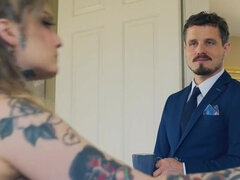 Anal, Blond, Kukk suging, Utroskap, Dobbel penetrering, Tattovering, Trekant, Kone