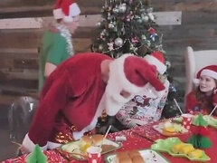 Amerikaans, Stel, Sperma shot, Orgie, Roodharige vrouw, Tieten likken, Slet