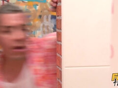 Steve Q And Therese Bizarre - Teen Backpacker Has Beautiful Thick Wet Holes