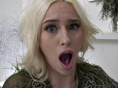 Petite Blonde Spinner Kiara Cole Pounded Hard by Her Friend's Man