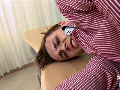 Amateur stud doggystyled at casting