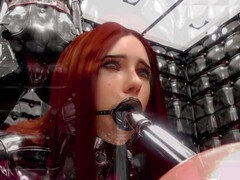 Bondage, Sätta munkavle på, Slav