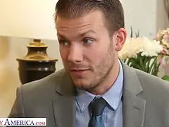 Naughty America - Penny Pax gives her intern a fuck of his life