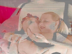 How Horny Her Bacon Is Shaking While Her Girlfriend Is Banging Her From Behind with the Strap-on Dildo