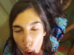 Very Deep Throat Swallow Cum Oral Blowjob Amateur Gonzo Pov. Lisichka Mila Fox