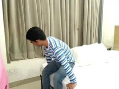 Indian Hotel Staff Fucked Hard by Desi Couple - Rough Sex in OYO Room