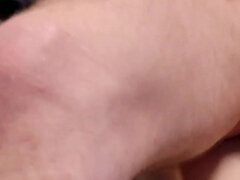 Blond Twink Boy in Pink Sissy Femboy Lingerie Cums While Riding Big Penis Intense No Hands Prostate Anal Orgasm No Hands