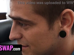 Blond, Sperma, Sperma in gezicht, Kwartet, Hd, Orgie, Rijden, Tiener