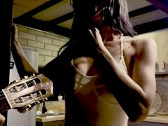 Stjärt mot mun, Stor kuk, Avsugning, Creampie, Sperma shot, Mager, Överraskning