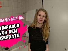 Leie, Bad, Blondine, Deutsch, Hotel, Dürr, Solo, Weibliche ejakulation