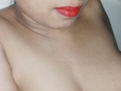 Indian bhabhi's first-time climax with a splatter, featuring loud moans and real couple action