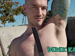 Tatted Stud Rams Jock In Locker Room - Derek Kage, Logan Aarons - NextDoorStudios