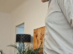 Amatorka, Amerykański, Duży kutas, Obciąganie, Wytrysk, Obciąganie, Całować, Dojrzałe