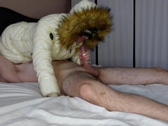 Blondine, Paar, Sperma im mund, Gesichtssitzen, Weibliche domination, Deutsch, Selbstgemacht, Japanische massage