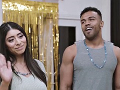 Asiático, Chica, Gorda, Verga grande, Tetas grandes, Mamada, Interracial, Tetas