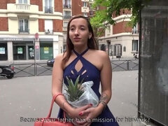 Stunning Brunette teen having a hard BBC