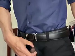 Asiatisk, Stor kuk, Homosexuell, Onani, Kontor, Solo, Lärare, Thai