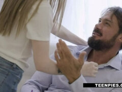 XXX Therapy Session for Sad Teen Madi Collins ft. Creampie